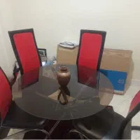 میز ناهار خوری چهار نفره  چرم