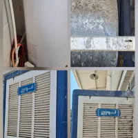 کولر ۳۵۰۰ موتور بزرگ و ابگرمکن ایستاده درحد نو