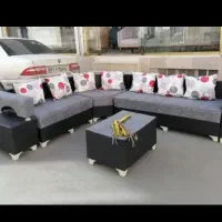 مبل با طراحی و دوخت مقاوم و بادوام مدل ال راحتی