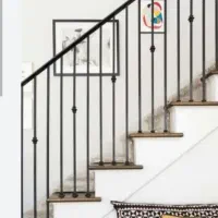 نرده راه پله آهنی