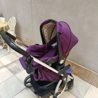 ست کالسکه و کریر.صندلی ماشین و غذا