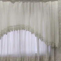 پرده حریر آشپزخانه