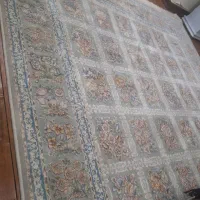 فرش ۶ متری گل برجسته طرح ابریشم