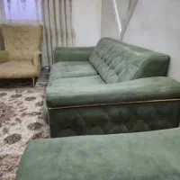 مبل هفت نفره راحتی استیل محکم مخمل