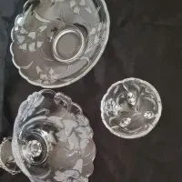 سرویس سوگا .گل لیلیوم .میوه خوری شکلات خوری