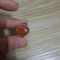 انگشتر عقیق و فیروزه