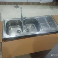 سینک اخوان تو کار ۱۲۰ در ۵۰ همراه با شیر