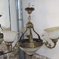 لوستر برنج دو عدد