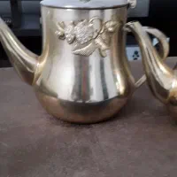 ۱ج قوری استینلس طلایی