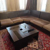 فروش یک ست مبل و میز ناهارخوری 8 نفره
