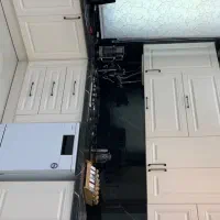 کابینت آماده آشپزخانه نئوکلاسیک های گلاس