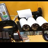 دوربین مداربسته۴تایی بافرمتh265پک کامل5مگ۲۰فریم