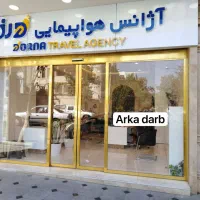 درب اتوماتیک شیشه ای ترمال پارتیشن کابین دوش pvc