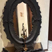 آینه قدی چوبی با پایه
