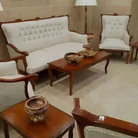سرویس مبلمان وناهارخوری نئوکلاسیک اتریشی(چوب راش)