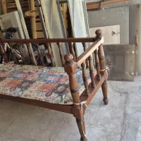 دو عدد مبل سنتی چوبی