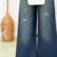 شلوار جین شافل بگ سایز 44