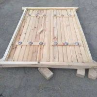 دکور درب چوبی دو لنگه با کیفیت