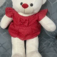 عروس خرس لباس قرمزی