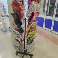 استند کتاب چرخ دار بزرگ