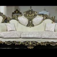 مبلمان ۹ نفره ورق طلا