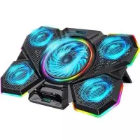 پایه خنک کننده لپتاپ کول کلد مدلF13 RGB با نمایشگر