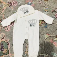 لباس نوزادی سرهمی کاپشن