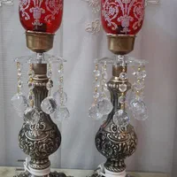 شمعدان آنتیک پایه فلزی