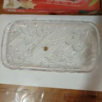 شیرینی خوری طرح گل یخی برجسته سوگا ژاپن با جعبه