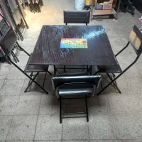 میز و صندلی غذاخوری تاشو میزوصندلی ناهارخوری تاشو