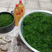 سبزی قرمه ایی سرخ شده کیلویی۵۵۰