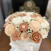 باکس گل شمع