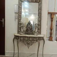 آینه و شمعدان برنج