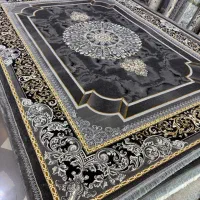 فرش۱۲متری لاکی طوسی و فیلی ۷۰۰شانه اصل