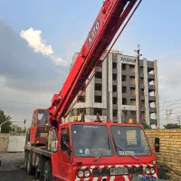 جرثقیل ۳۰ تن کاتو ۴ لیور با پلاک