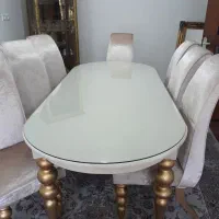 ناهارخوری ۸ نفره سالم و شیک با روکش