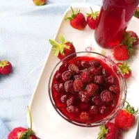 مربای توت فرنگی گل هویج