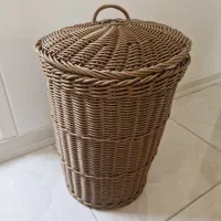 سبد حصیری لباس
