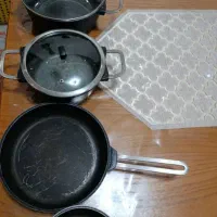 سرویس قابلمه ماهیتابه چدن مارک میسون قیمت ۲/۹۰۰ ت