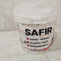 رنگ سفیر ۱۲ کیلویی که حدود ۴ کیلو استفاده شده