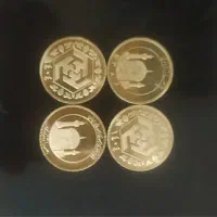 دو عدد نیم سکه