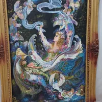 تابلو رنگ روغن روی تترون