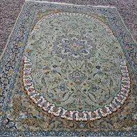 فرش ۶ متری  سبز کمرنگ سالم