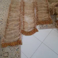پرده شیشه ای خط دار