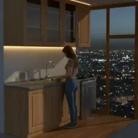 ۹۸ متر ،۲خواب، فول امکانات،نوساز