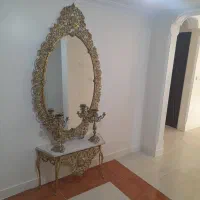 آینه و شمعدان برنز