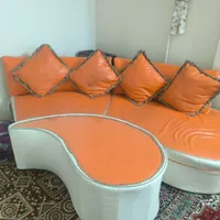 مبل راحتی نارنجی|مبلمان خانگی و میز عسلی|تهران, بریانک|دیوار