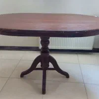 میز ناهارخوری چوبی ۴ نفره