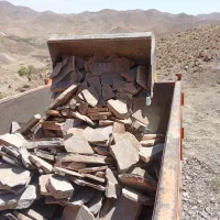 لاشه سنگ  برای سنگ فرش ونما