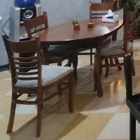 میز و صندلی چوبی